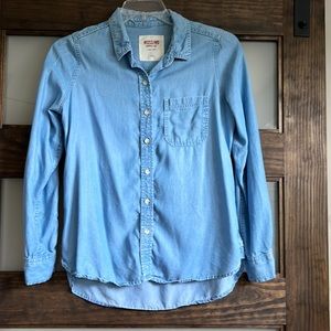 Button up denim shirt